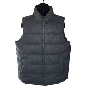 Grind By Coffeeshop Mens Gray Puffer Vest. Size XL